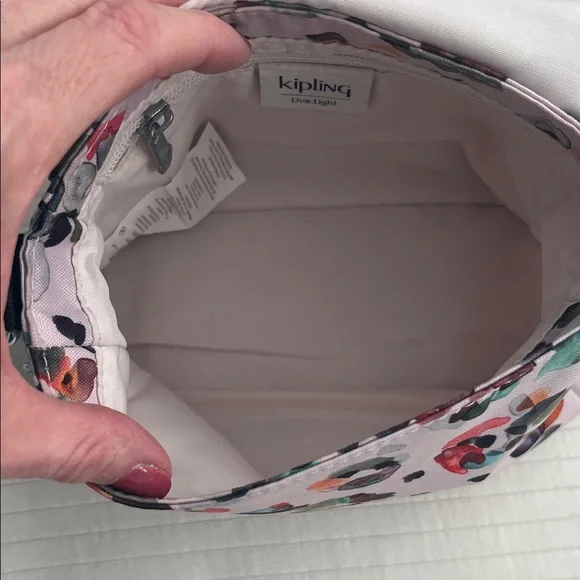 Kipling Colorful Animal Print Crossbody Bag with Black Strap - Picture 3 of 10